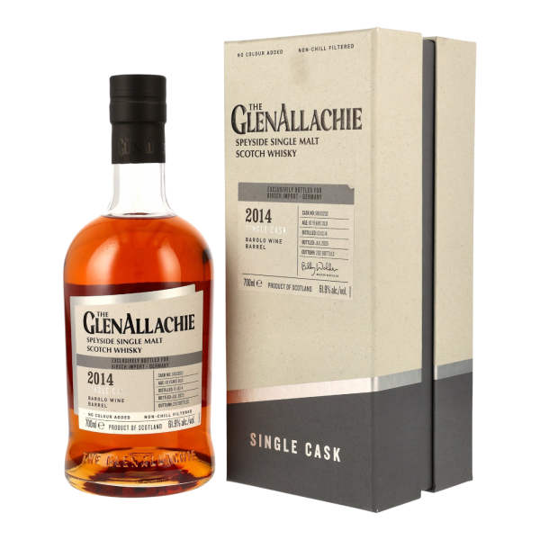 GlenAllachie 10 Jahre 2014 2025 Barolo Wine Barrel #9900202 Kirsch 61,9% 0,7l