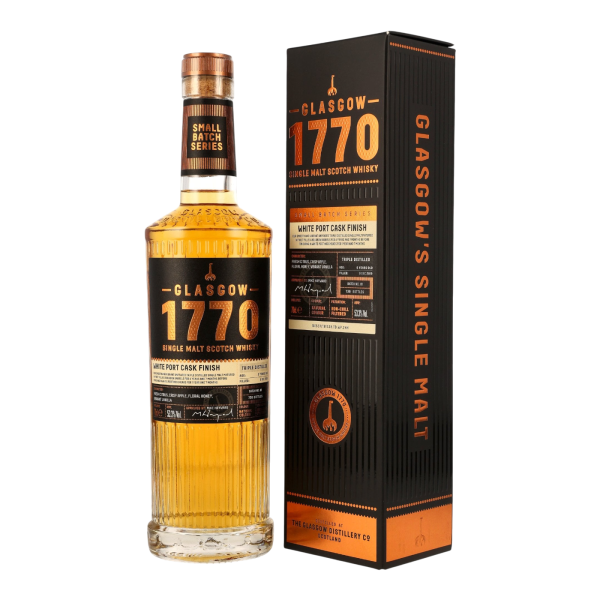 Glasgow 1770 6 Jahre 2019 2026 Triple Distilled White Port Cask Finish 53,3% 0,7l