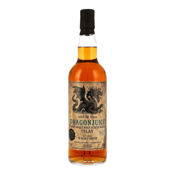 Dragonjuice 10 Jahre Islay Peated Single Malt Whisky Batch #2 Whisky Druid 50,4% 0,7l