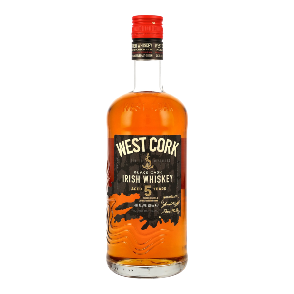 West Cork 5 Jahre Black Cask Blended Irish Whiskey 40% 0,7l