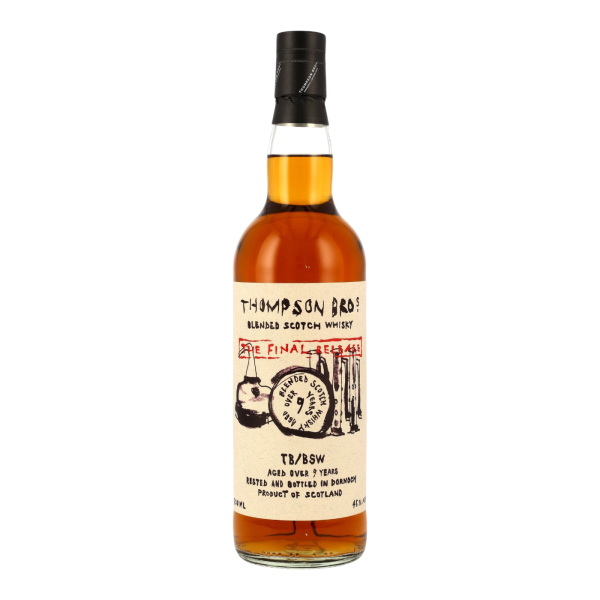 TB/BSW 9 Jahre Final Release Blended Scotch Whisky Thompson Bros. 45% 0,7l