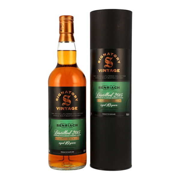 BenRiach 10 Jahre 2015 2026 Oloroso Sherry Casks Finish Signatory 46% 0,7l