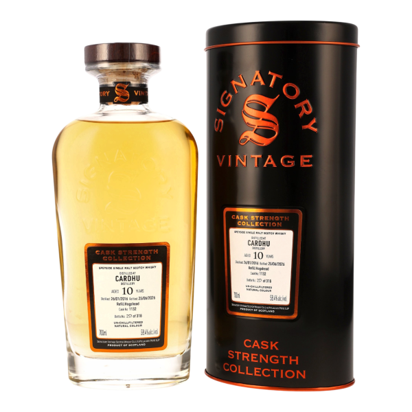 Cardhu 10 Jahre 2016 2026 Refill Hogshead #1132 Signatory 58,4% 0,7l