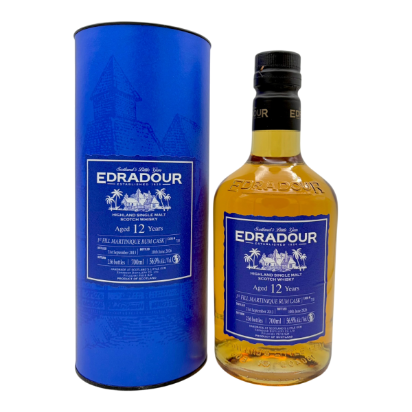 Edradour 12 Jahre 2013 2026 1st Fill Martinique Rum Cask #718 56,9% 0,7l