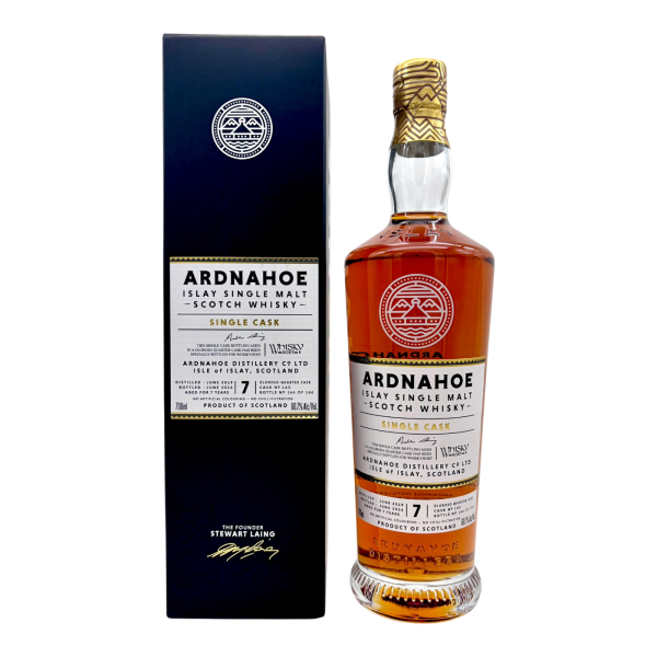 Ardnahoe 7 Jahre 2019 2026 Oloroso Quarter Cask Single Cask #140 Bottled for Whiskyhort 60,7% 0,7l