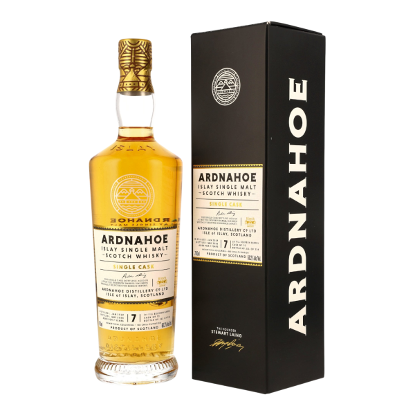 Ardnahoe 7 Jahre 2019 2026 First Fill Bourbon Barrel Single Cask #70 Bottled for Kirsch 60,2% 0,7l