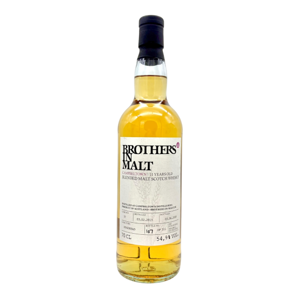 Campbeltown Blend 11 Jahre 2015 2026 Hogshead Brothers in Malt 54,9% 0,7l