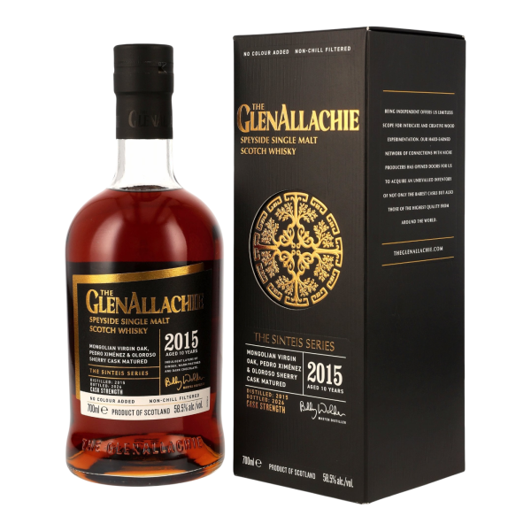 GlenAllachie 10 Jahre 2015 2026 Sinteis Serie Part 4 Mongolian Virgin Oak & PX & Oloroso Casks 58,5% 0,7l