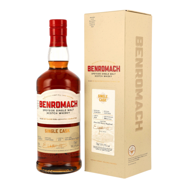 Benromach 12 Jahre 2014 2026 First Fill Sherry Hogshead #434 59,3% 0,7l