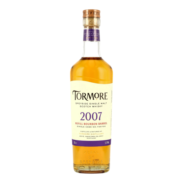Tormore 18 Jahre 2007 2026 Refill Bourbon Barrel #700702 50th Anniversary Kirsch 54,6% 0,7l