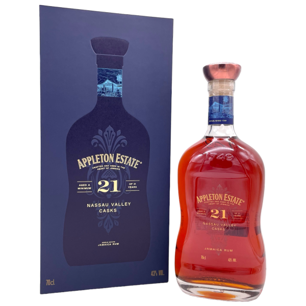 Appleton Estate 21 Jahre Jamaica Rum 43% 0,7l