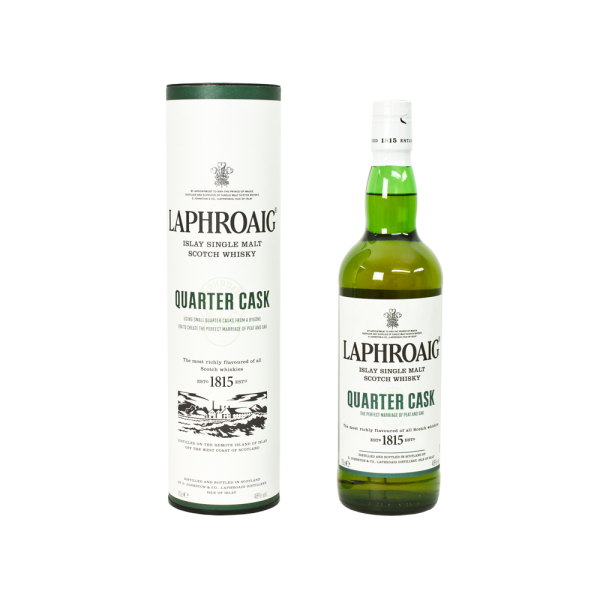 Laphroaig Quarter Cask 48% 0,7l (altes Design mit Dose)