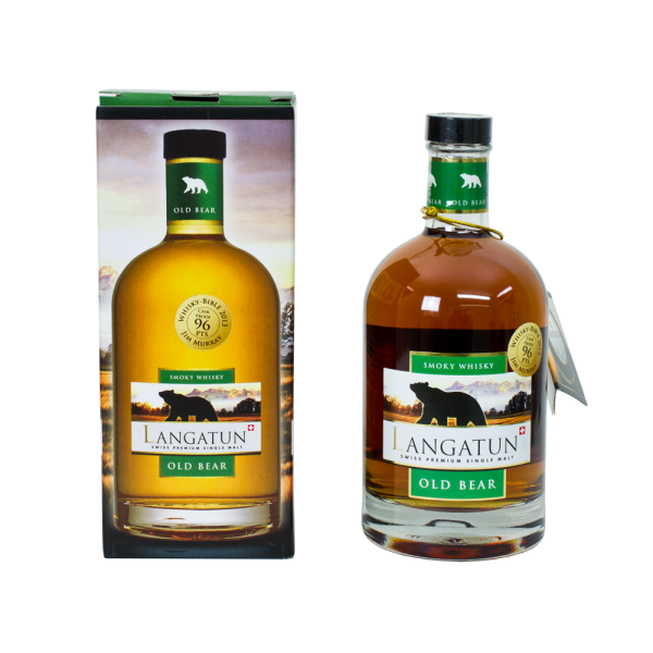 Langatun Old Bear 2009 2015 Châteauneuf-du-Pape Cask Proof Smoky Whisky 58.5% 0,5l