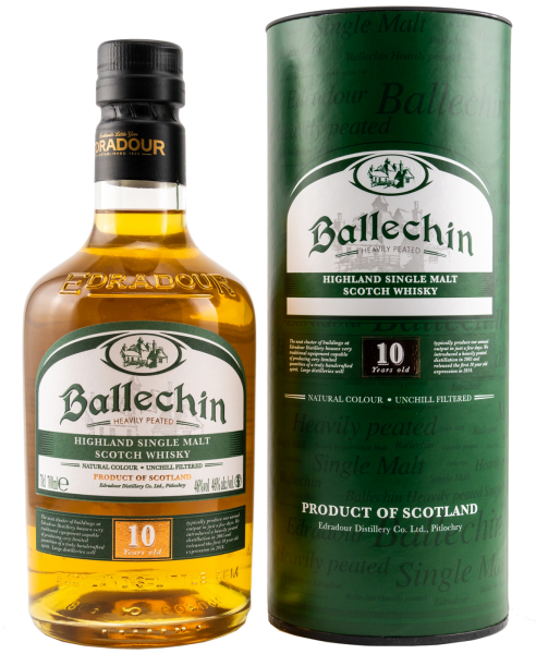 Ballechin 10 Jahre Heavily Peated 46% 0,7l