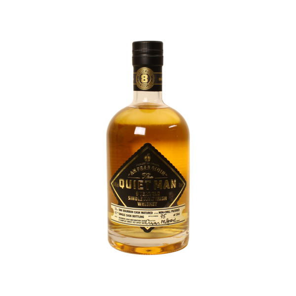 The Quiet Man 8 Jahre Single Bourbon Cask Matured Irish Whiskey 46% 0,7