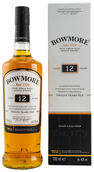 Bowmore 12 Jahre Islay Malt 40% 0,7l