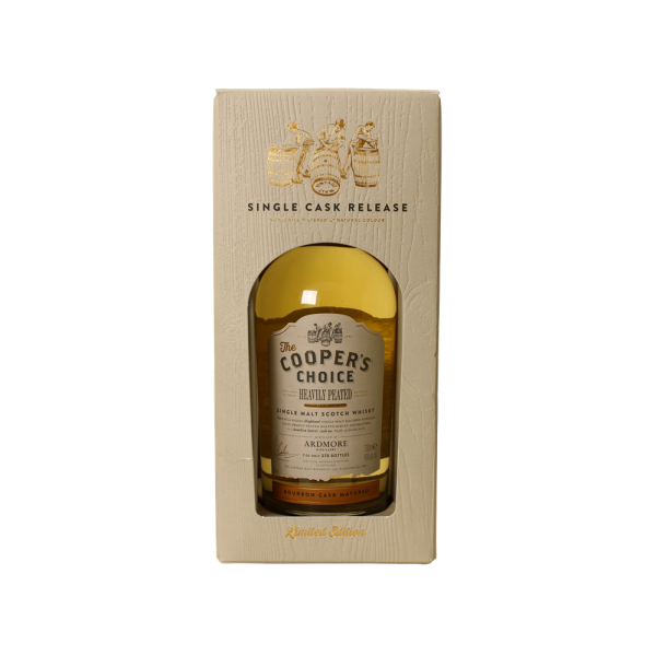 Ardmore heavily peated Bourbon Cask #8048 The Coopers Choice 46% 0,7l