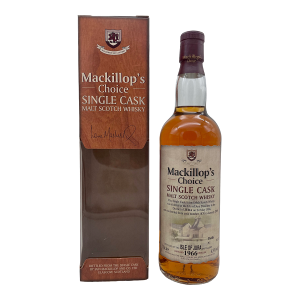 Jura 33 Jahre 1966 2000 Single Cask #1870 Mackillops Choice 43% 0,7l