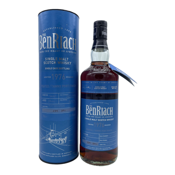 BenRiach 39 Jahre 1976 2016 Peated / Tawny Port Finish #5462 53,8% 0,7l