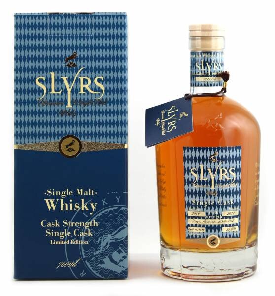 Slyrs 2014 2017 Cask Strength Single Cask Virgin American White Oak 55,8% 0,7l