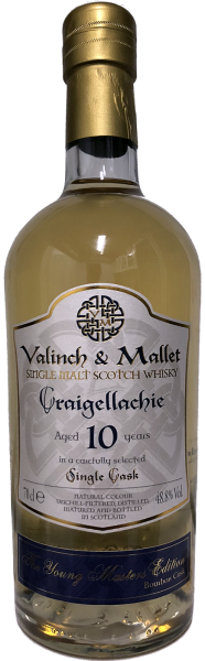 Craigellachie 10 Jahre 2007 2017 Bourbon Hogshead #17-3111 Valinch & Mallet 48,8% 0,7l
