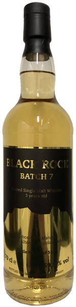 Black Rock 3 Jahre Batch 7 Peated Single Malt Whiskey 59,9% 0,7l