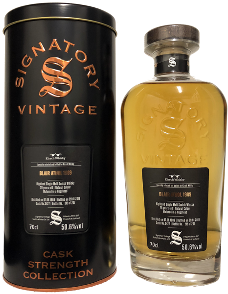 Blair Athol 29 Jahre 1989 2019 Single Cask #3427 Signatory 50,6% 0,7l