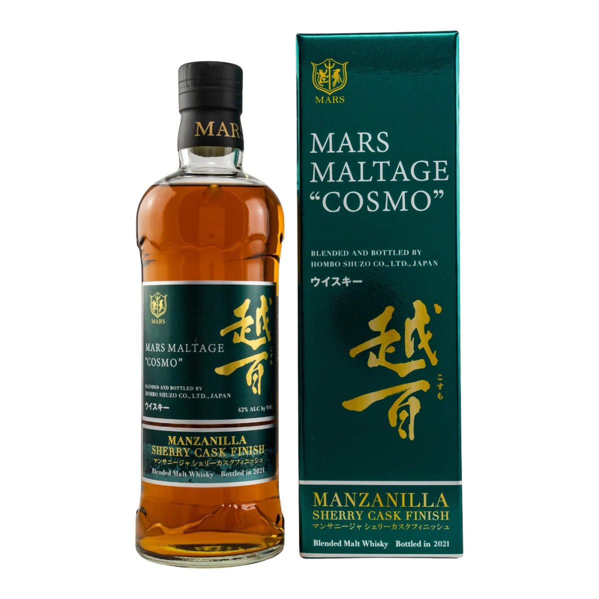 Mars Maltage Cosmo Manzanilla Finish Blended Malt 42% 0,7l 