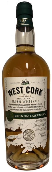 West Cork Virgin Oak Cask Finish Irish Single Malt 43% 0,7l