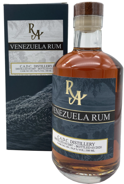 Rum Artesanal Venezuela 12 Jahre 2007 2020 Single Cask #199 CADC Distillery 59,8% 0,5l