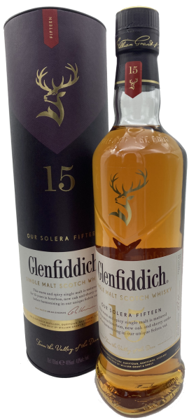 Glenfiddich 15 Jahre Our Solera Fifteen Single Malt 40% 0,7l - Whisky,  49,90 €
