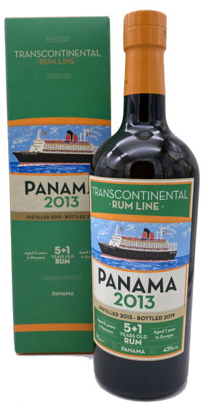 Panama 2013 2019 Transcontinental Rum TCRL Line #34 43% 0,7l