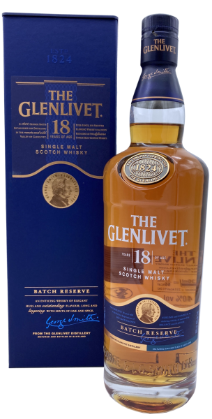 Glenlivet 18 Jahre Batch Reserve 40% 0,7l (neue Ausstattung)