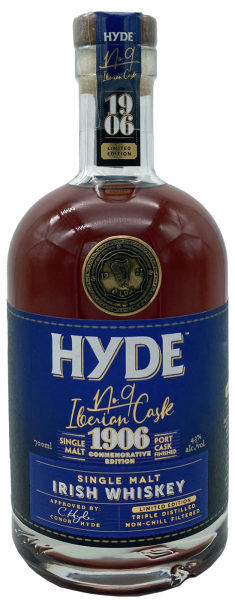 Hyde No. 9 Port Cask Finish Irish Whiskey 43% 0,7l