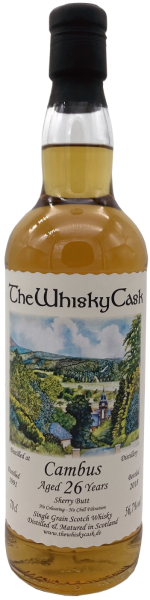 Cambus 26 Jahre 1991 2018 Sherry Butt TheWhiskyCask 56,7% 0,7l