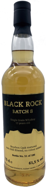 Black Rock 13 Jahre Batch 8 Single Grain Whiskey 61,5% 0,7l