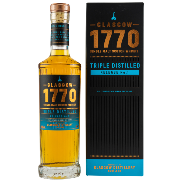 Glasgow 1770 Triple Distilled Release #1 46% 0,5l