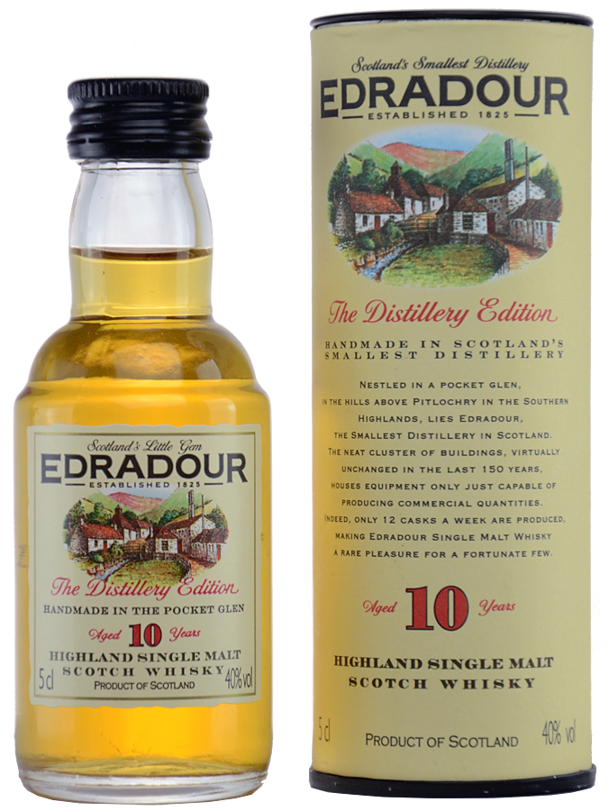 7,90 Edradour 0,05l 40% Jahre € 10 Oberhausen, Whiskyhort -