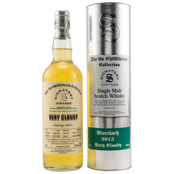 Mortlach 7 Jahre 2013 2020 Very Cloudy #803513/803516 Signatory 40% 0,7l