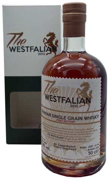 The Westfalian 2013 2021 ex Caperdonich Sherry Hogshead #39 German Single Grain Whisky 53,8% 0,5l
