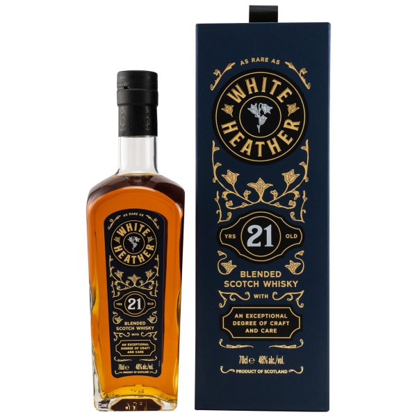 White Heather 21 Jahre Blended Scotch Whisky by Billy Walker 48% 0,7l