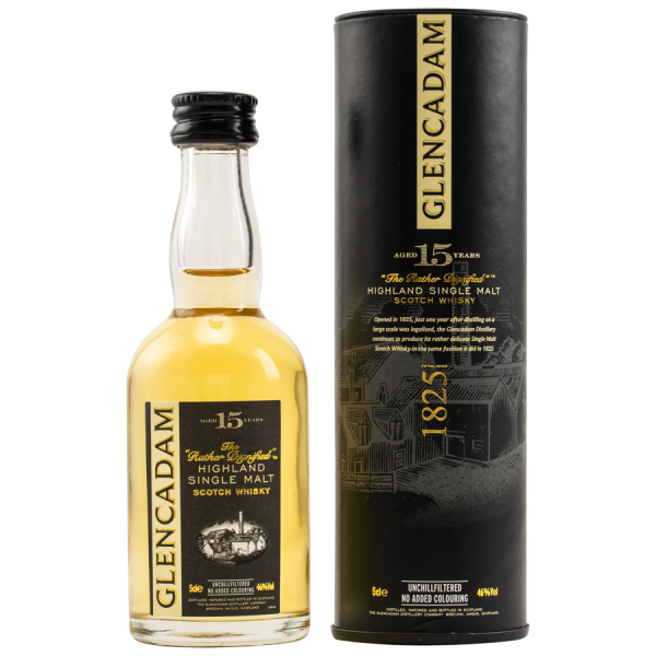 MINI - Glencadam 15 Jahre 46% 0,05l (Ohne Dose)