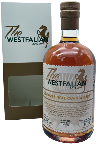 The Westfalian 2016 2021 American new Oak Barrel #115  German Single Corn Whiskey 52,4% 0,5l
