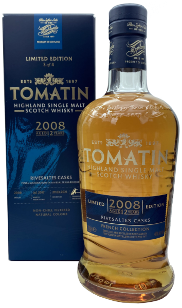 Tomatin 12 Jahre 2008 2021 Rivesaltes Casks French Collection 46% 0,7l