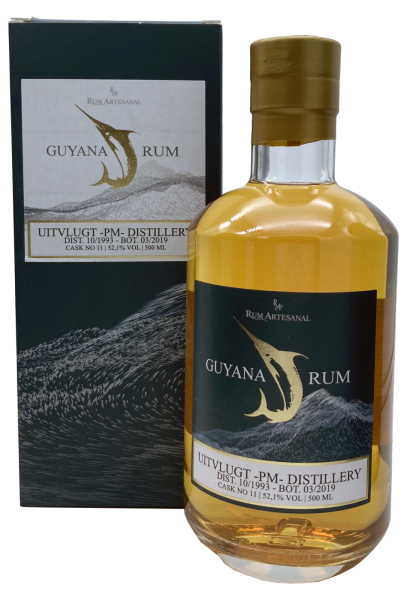 Rum Artesanal Guyana 25 Jahre 1993 2019 Single Cask #11 Uitvlugt Distillery 52,1% 0,5l