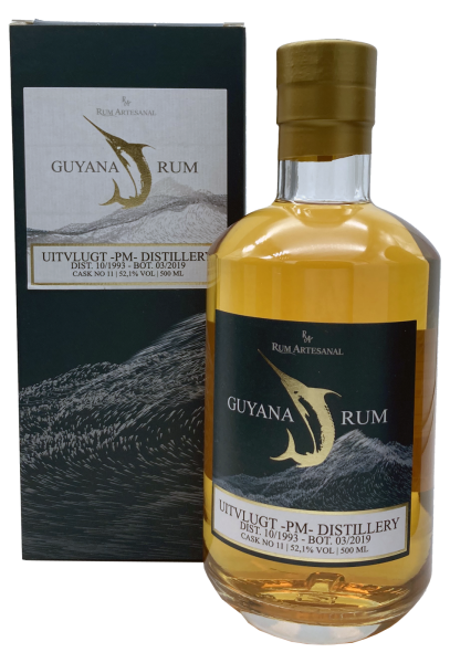 Rum Artesanal Guyana 25 Jahre 1993 2019 Single Cask Rum #11 Uitvlugt Distillery 52,1% 0,5l