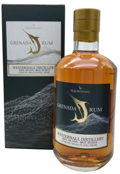 Rum Artesanal Grenada 25 Jahre 1993 2019 Single Cask #1281 Westerhall Distillery 61,1% 0,5l