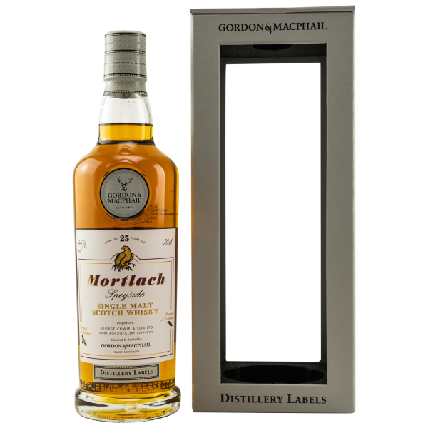 Mortlach 25 Jahre Distillery Labels Gordon & Macphail 46% 0,7l