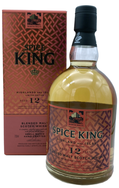 Spice King 12 Jahre Blended Malt Scotch Whisky Wemyss 52% 0,7l