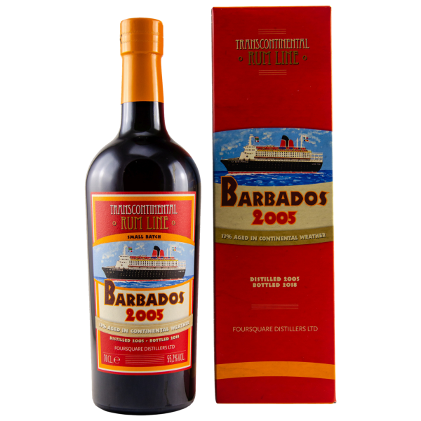 Barbados 2005 Foursquare Transcontinental Rum Line 55,2% 0,7l